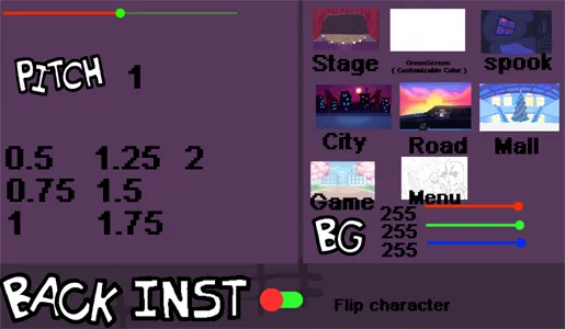 Triggering character sounds in the playground arena