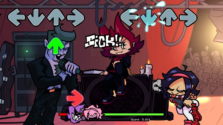 Difficulty selection screen in FNF Confronting Your Beast