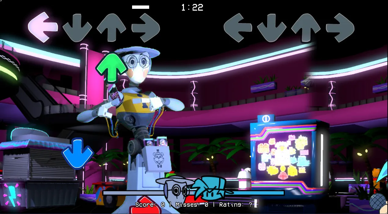 Health bar management in FNF Daycare Deathtrap vs FNAF Security Breach