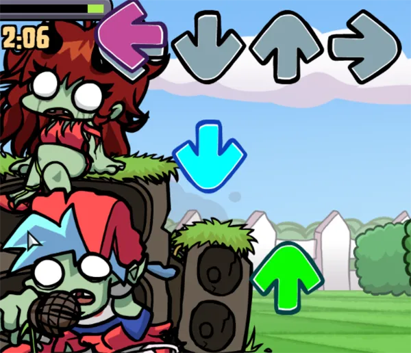 Freeplay in FNF Plants vs Rappers