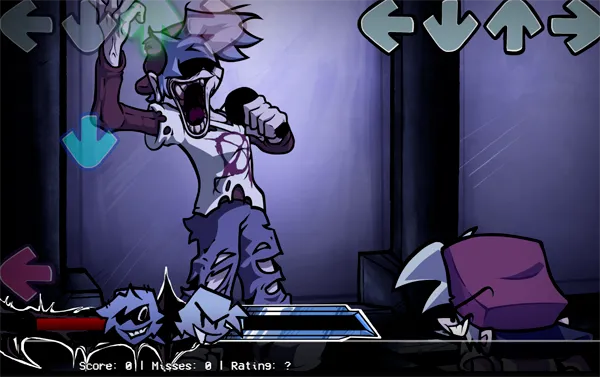 Arrow keys and WASD controls in FNF Silly Billy (Hit Single Real)