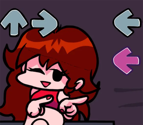 Arrow notes scrolling in FNF Spaghetti