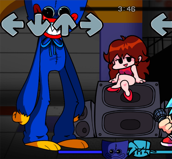 Controls in FNF Vs Huggy Wuggy