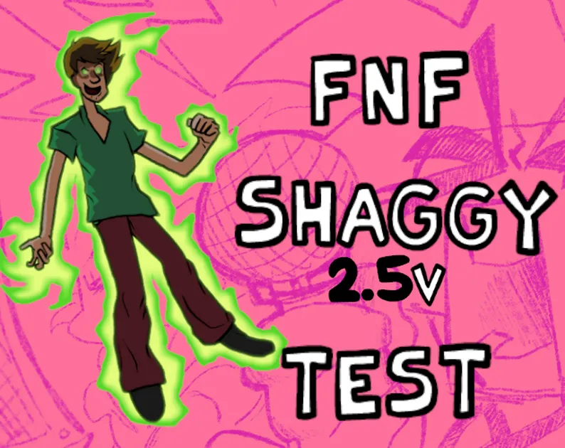 Notes and judgment line in FNF Vs Shaggy 2.5