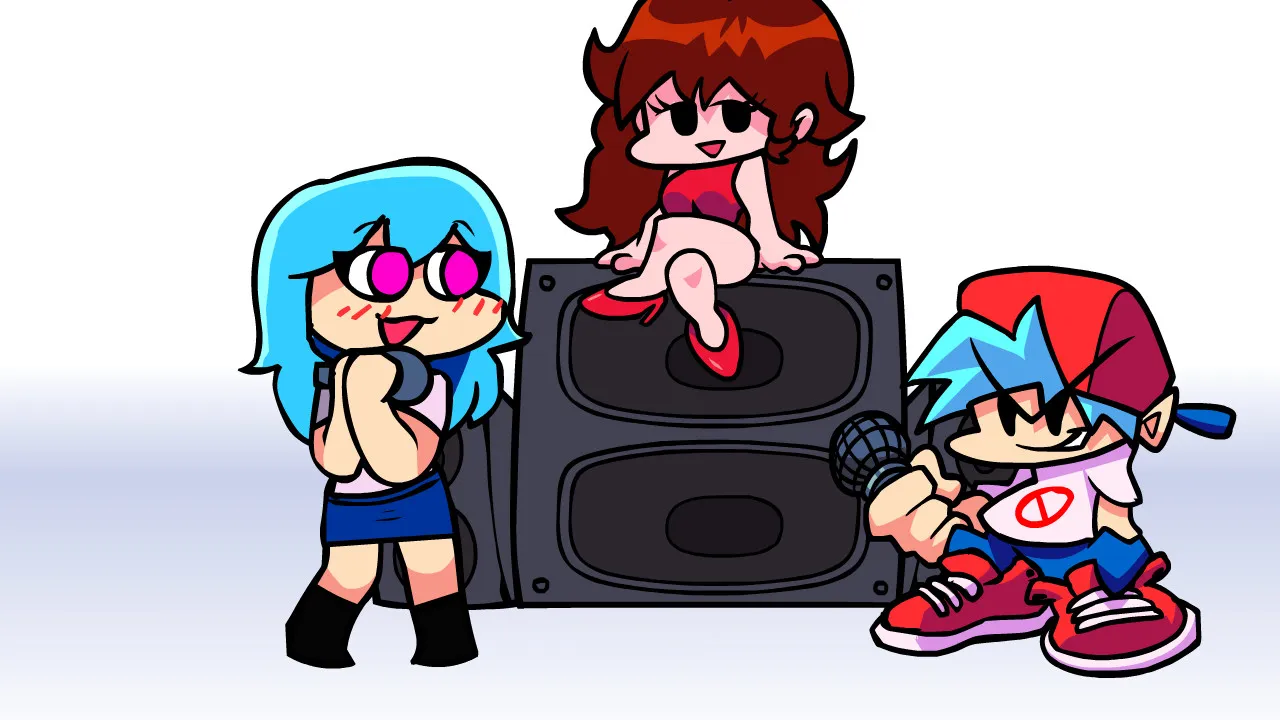 Arrow notes scrolling in FNF VS Sky