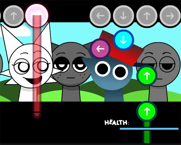 Mood shift and Freeplay in FNF vs Sprunki